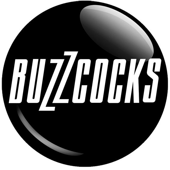 Chapa Buzzcocks Negra Logo