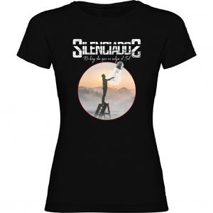 Camiseta Silenciados Mujer Negra - Salga el sol
