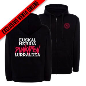 SUDADERA NEGRA CREMALLERA PUNKAREN_EXCLUSIVA ONLINE
