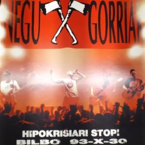 LP Negu Gorriak - Hipokrisiari Stop! (Bilbo 93-X-30)