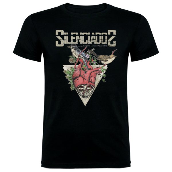 034_SILENCIADOS CAMISETA NEGRA - LATIDOS DESACOMPASADOS