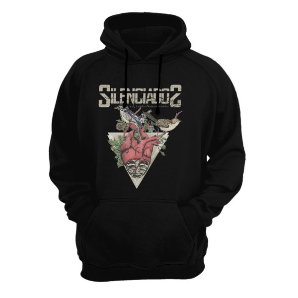 034_SILENCIADOS SUDADERA NEGRA - LATIDOS DESACOMPASADOS