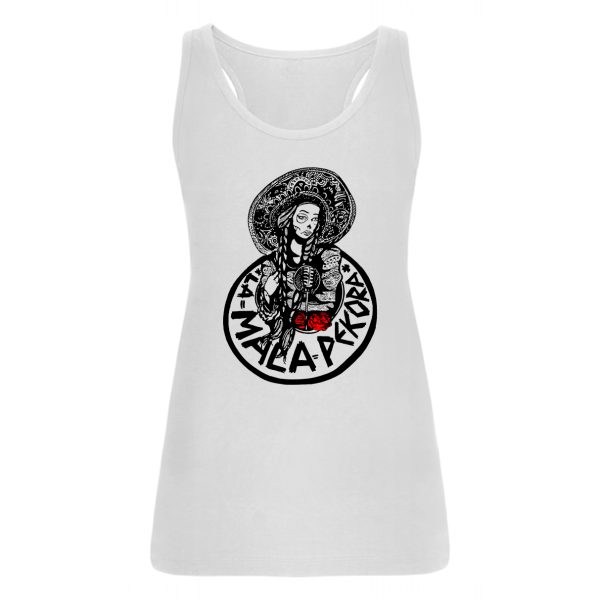 LA MALA PEKORA CAMISETA BLANCA TIRANTES MUJER KATRINA