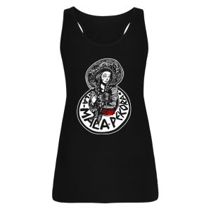 LA MALA PEKORA CAMISETA NEGRA TIRANTES MUJER KATRINA