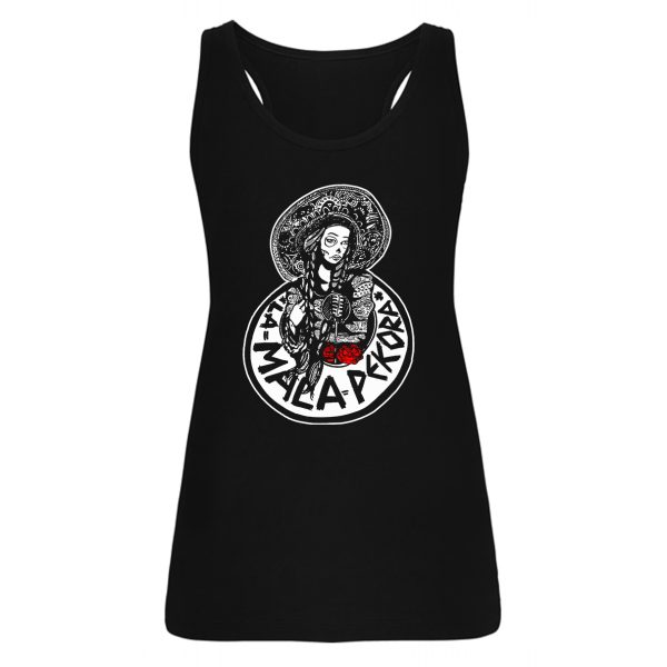 LA MALA PEKORA CAMISETA NEGRA TIRANTES MUJER KATRINA