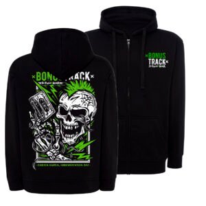 05_PRE-ORDER: Bonustrack Euskal Herria sudadera cremallera negra unisex