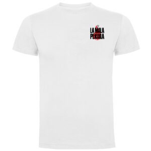 LA MALA PEKORA CAMISETA BLANCA UNISEX_ NAFARROAN IDIOTS