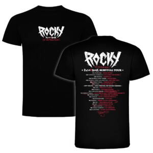 PINTORROCK CAMISETA NEGRA ROCKY
